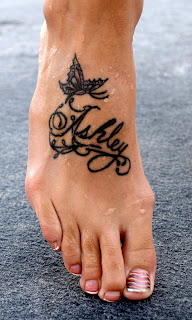 Girls Foot Tattoo Design Photo Gallery - Foot tattoo Ideas