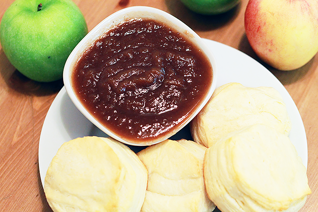Apple Butter and Biscuits