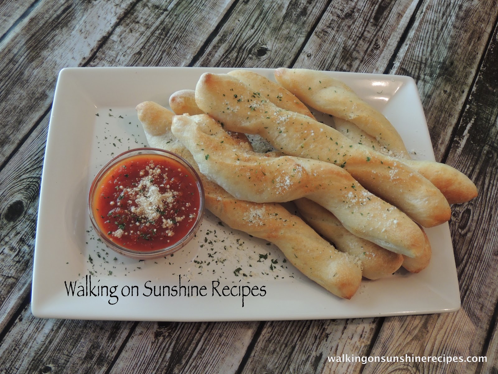 Garlic and Parmesan Cheese Breadsticks Daily Dish Magazine