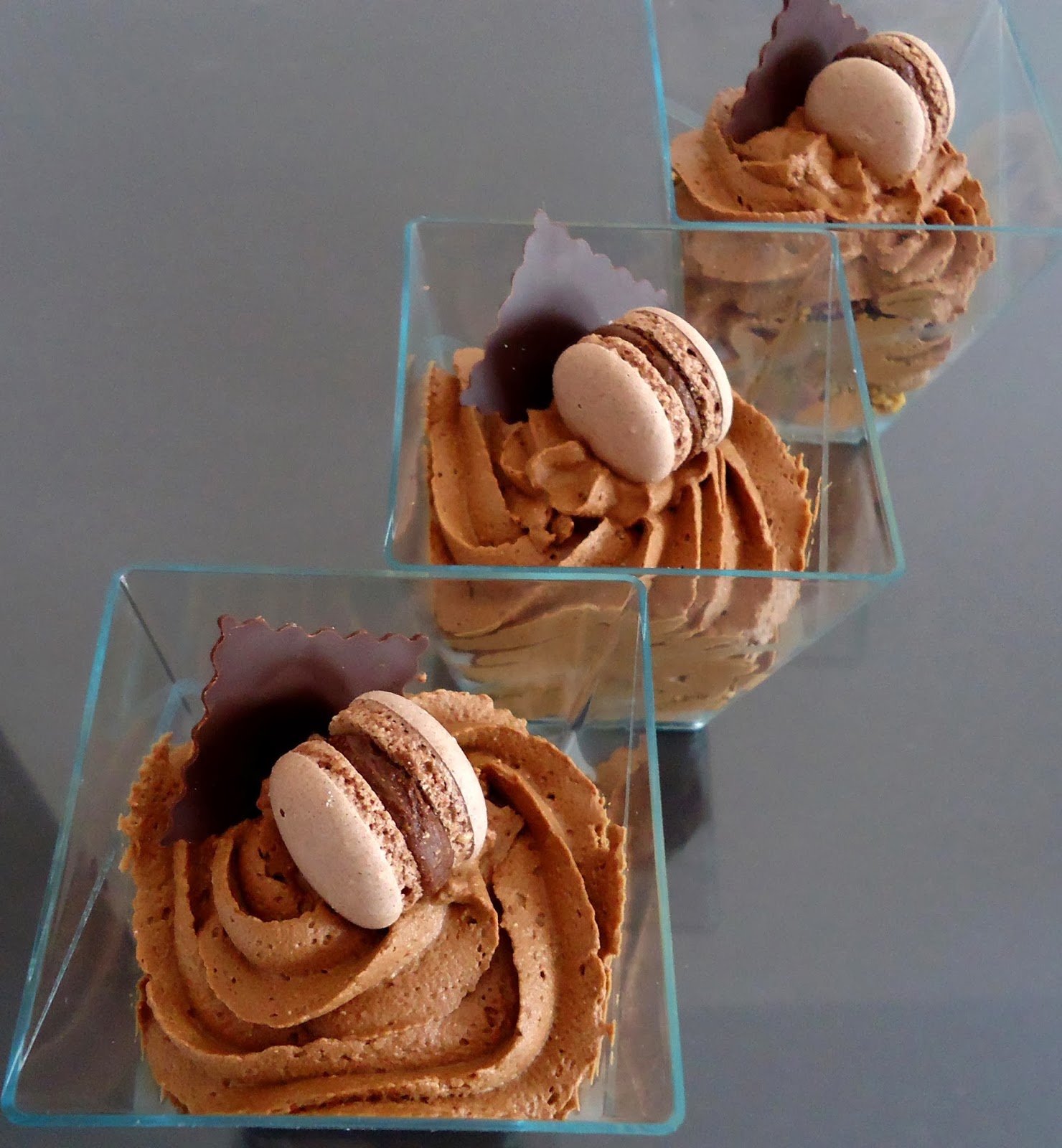 MiniCuisine Mousse chocolatpraliné en verrines