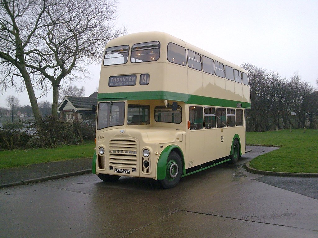 1987 Blackpool Transport Bus Timetable 14 Town Centre Fleetwood