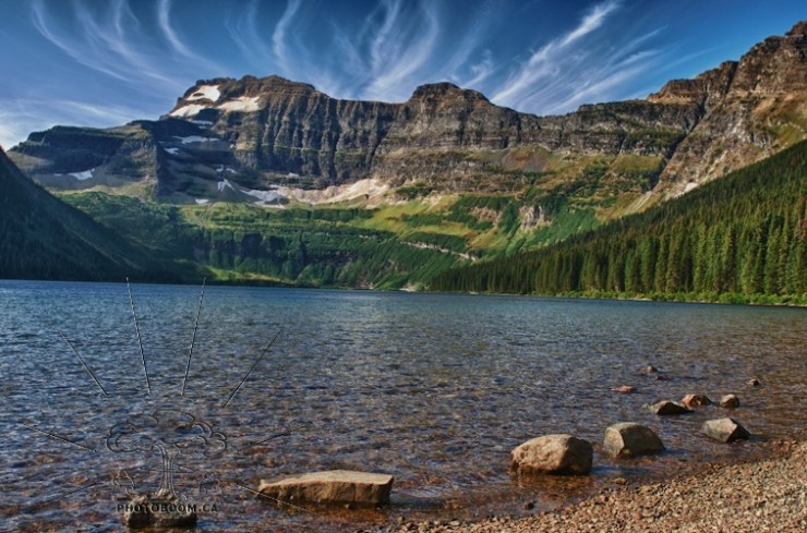 Waterton Lake – a Natural Wonder Embedded in the Mountains, Canada Waterton Lake – a Natural Wonder Embedded in the Mountains, Canada