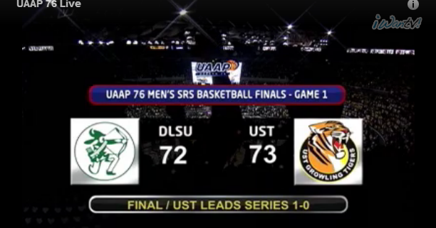 La Salle Vs Ust Oct 2 2013 Replay Video Bazics Net