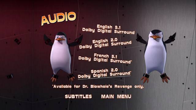 Los Pinguinos de Madagascar Operacion Blowhole 2012 DVDR