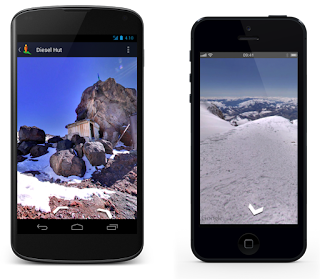 [Panorama del Monte Elbrus, da interfaccia mobile: iPhone e Android]