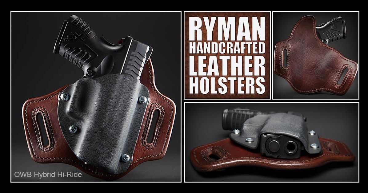 Ryman Holsters' Photo Blog OWB Hybrid Leather and Kydex Holster for