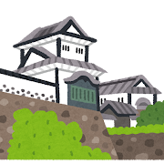 金沢城（石川門）のイラスト