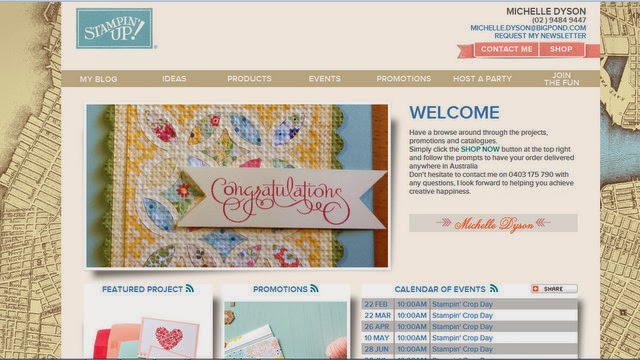 My Stampin' Up! Demonstrator Website