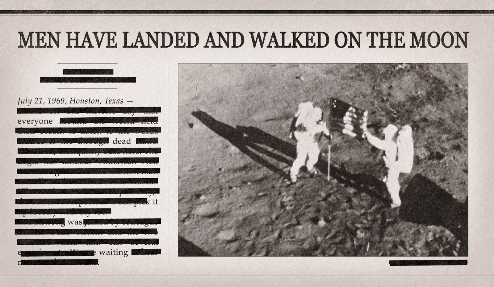 moon landing hoax Investigators claim historic 1969 moon landing was faked by government. moon landing hoax Investigators claim historic 1969 moon landing was faked by government.