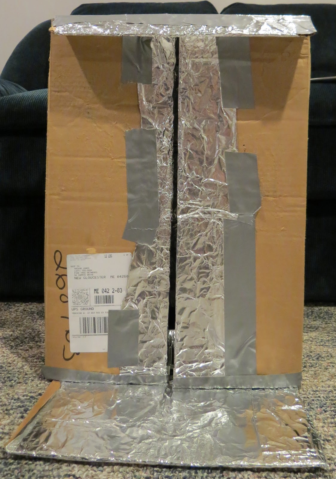 Maine Outdoor Living Make a Cardboard Box Reflector Oven