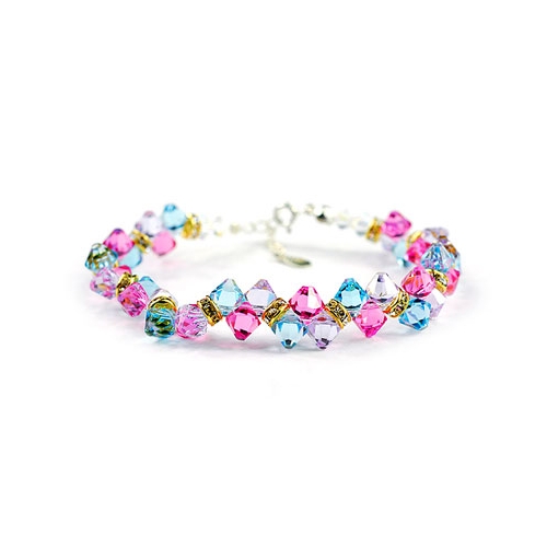 BestBuyFashion Make Swarovski Crystal Bead Bracelet
