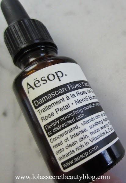 lola's secret beauty blog: Aesop Damascan Rose Facial Treatment: A