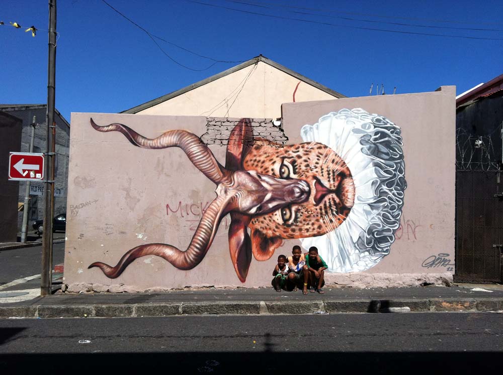 Gaia New Mural In Cape Town, South Africa StreetArtNews StreetArtNews