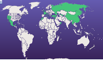 my travel map