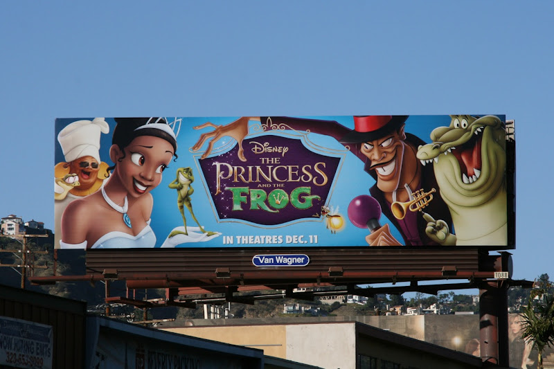 Princess and the Frog billboard