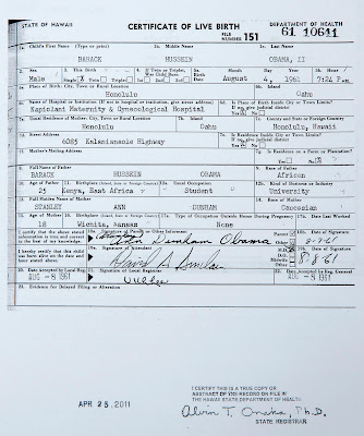 hawaii irth certificate obama george w bush birth certificate. hawaii irth certificate obama