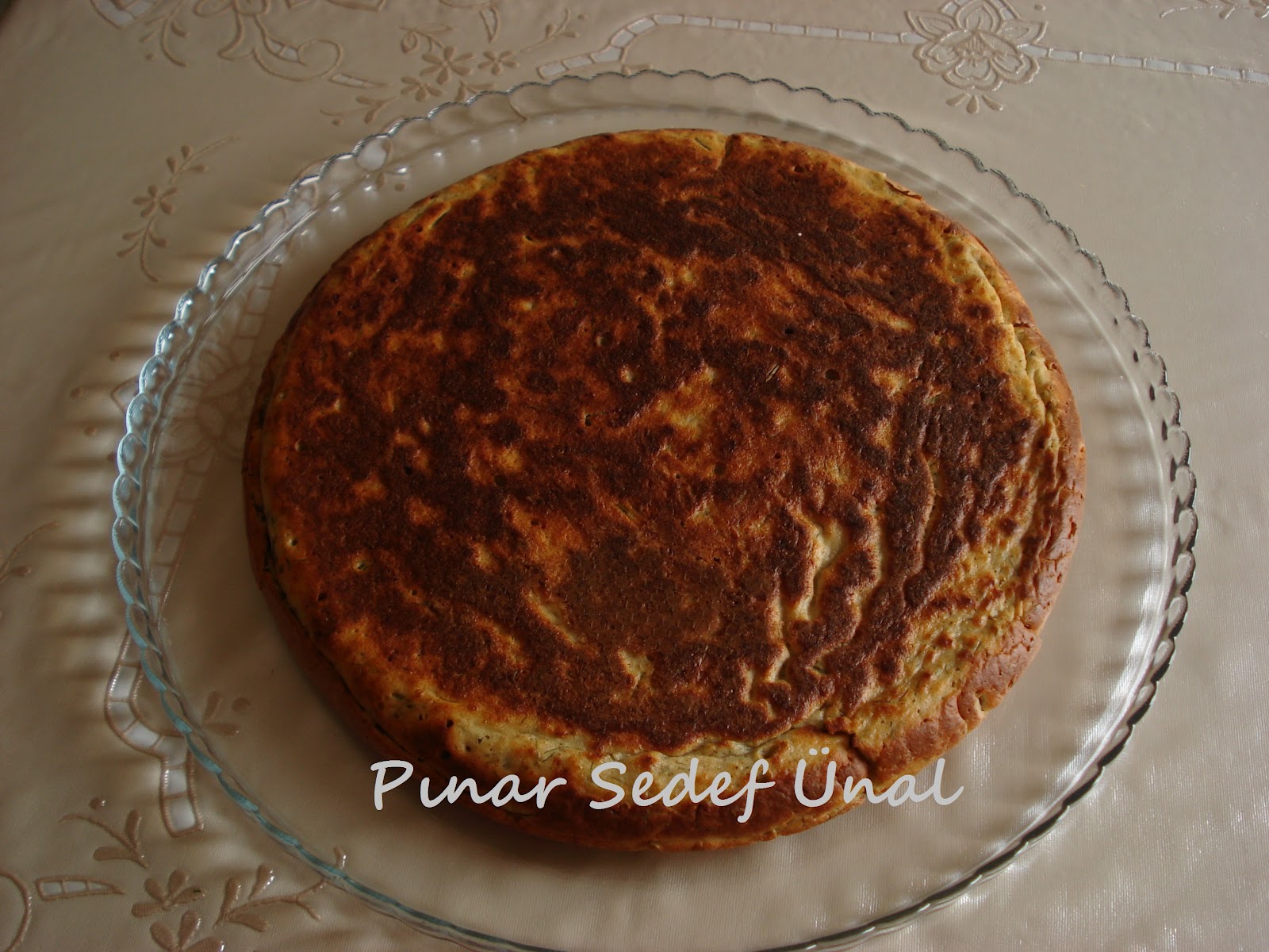 PINAR SEDEF ÜNAL TEFLON TAVADA PEYNİRLİ OTLU TUZLU KEK