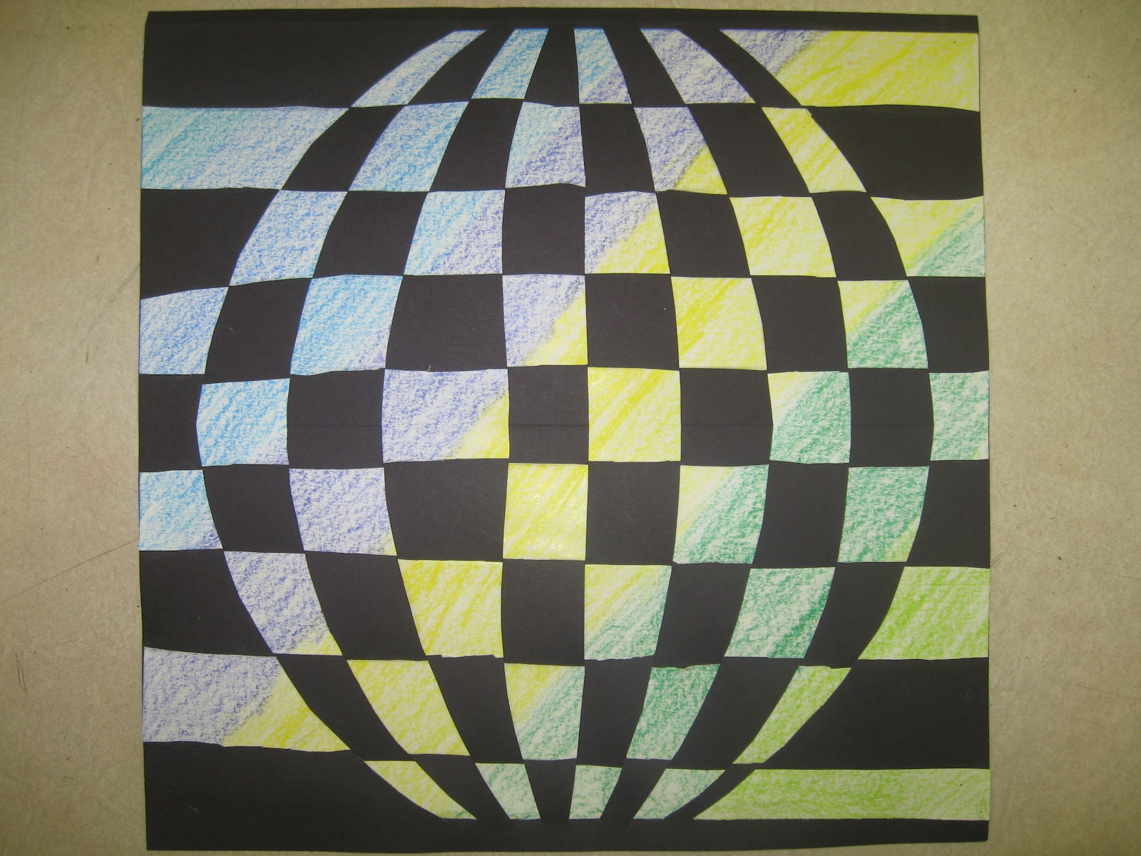 Miss Young's Art Room 6th Grade Op Art Paper Weaving