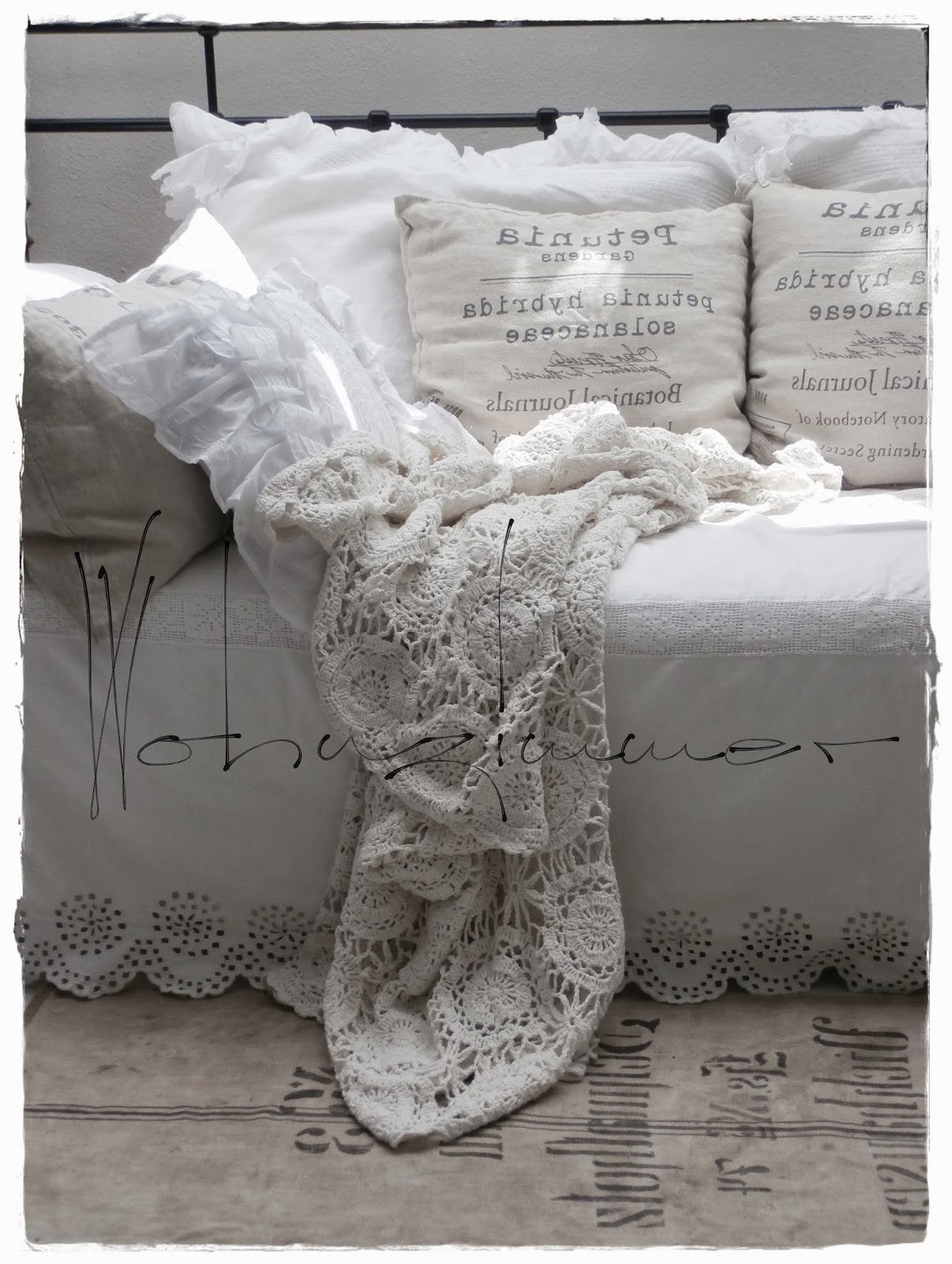 Shabby landhaus: vorher nachher....wohnzimmer.....
