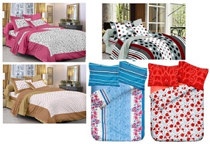 Cotton Double Bedsheets : 60% Off @ Flipkart (Limited Period Offer)