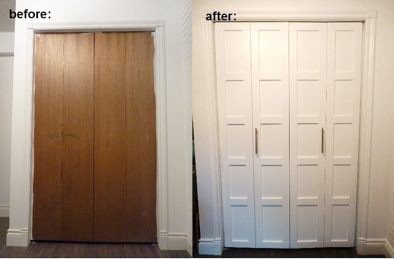 D I Y D E S I G N Bi Fold Closet Door Makeover