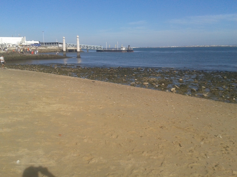 Maré Baixa na Praia do Tejo