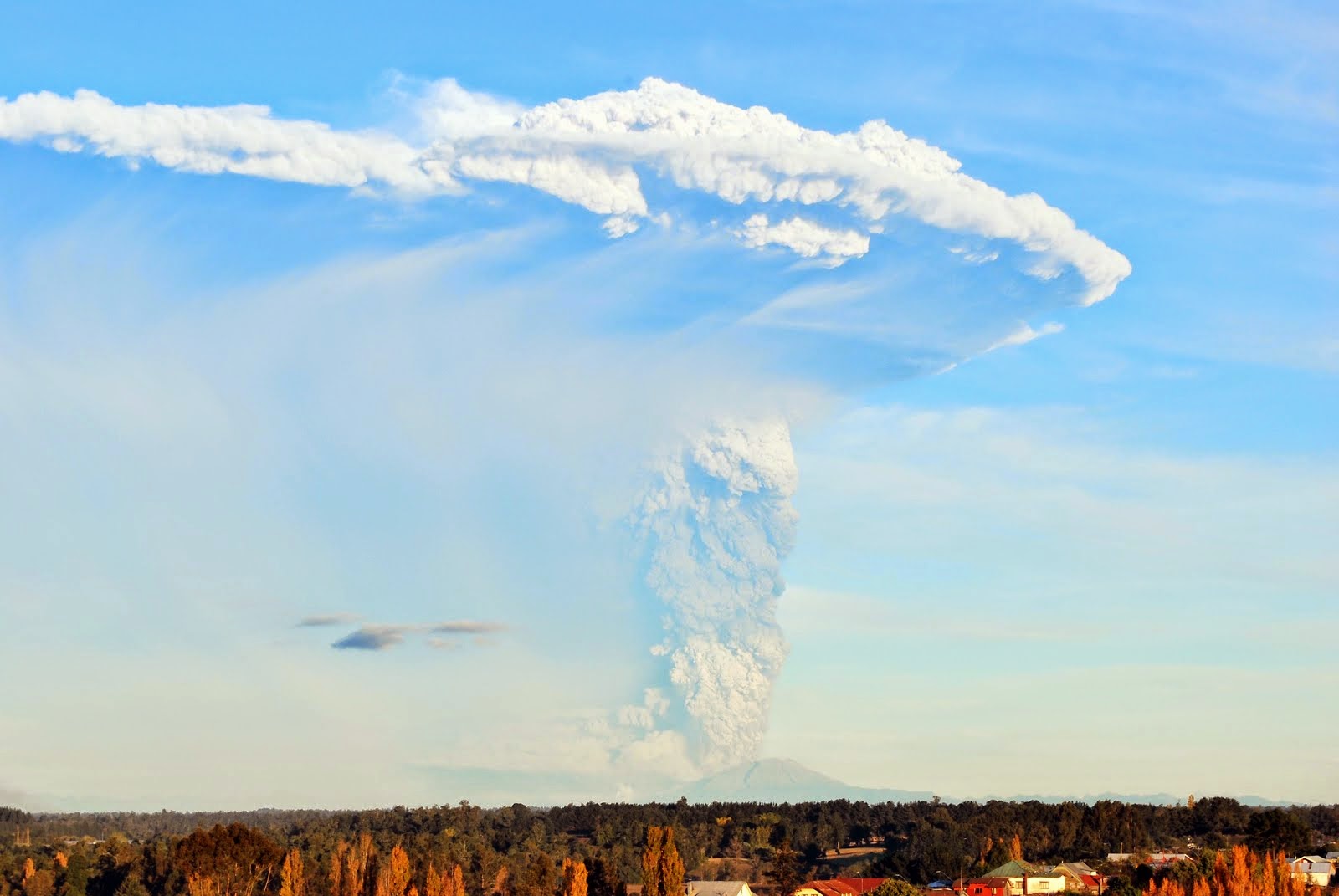 Volcán Calbuco Erupción