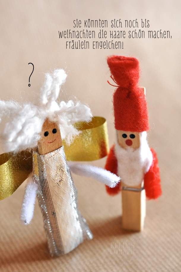 Kelly´s Corner Adventstürchen N°8 von 8 ★Les Tissus Colbert Basteln Mit Holz Wäscheklammern Weihnachten ~ Kelly´s Corner Adventstürchen N°8 von 8 ★Les Tissus Colbert
