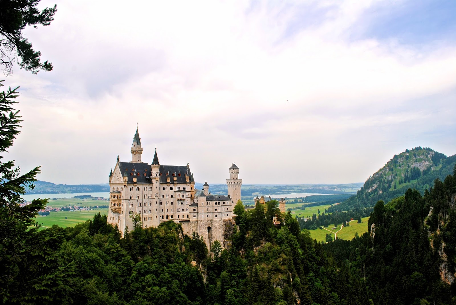 View of Neuschwanstein Castle from a nearby bridge on day trip with Viator View of Neuschwanstein Castle from a nearby bridge on day trip with Viator