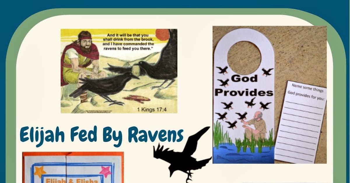 Bible Fun For Kids: Elijah Fed by Ravens