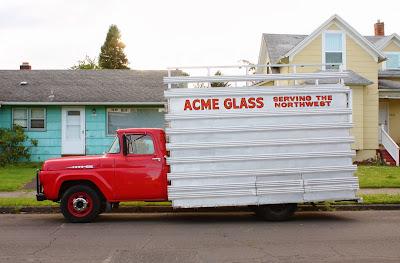 1960 Ford F 350 Acme Glass Truck.