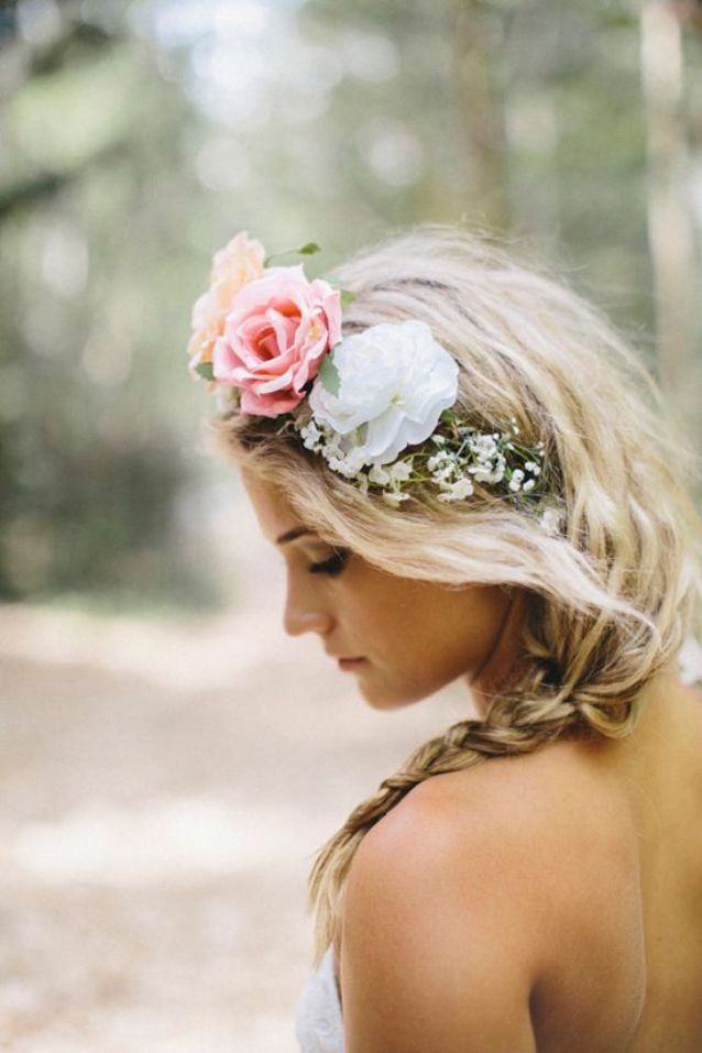 trenza recogido boda novia invitada hairstyle braid wedding