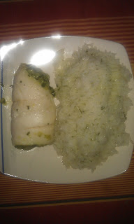 Lenguado Relleno De Espinaca Con Arroz Al Ajillo