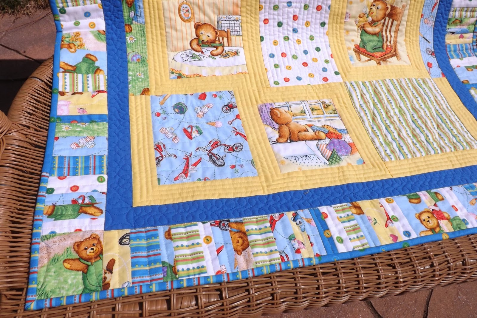 Treadle Quilts Alexander Jacob's baby quilt