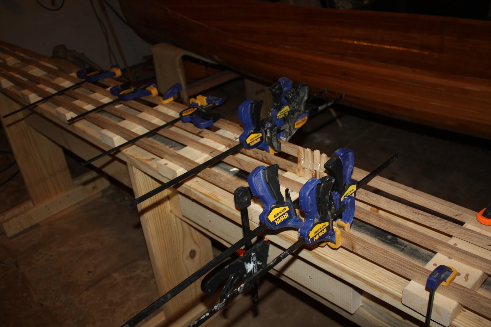 Cedar Strip Canoe Building the Gunwales Part I