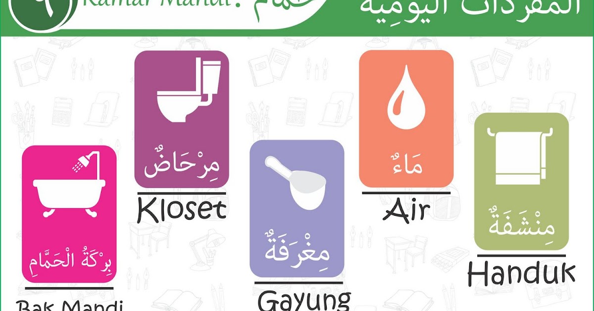 Tutorial Bahasa Arab Kosakata Harian Bahasa Arab 009 Rumah Dan Kamar Mandi