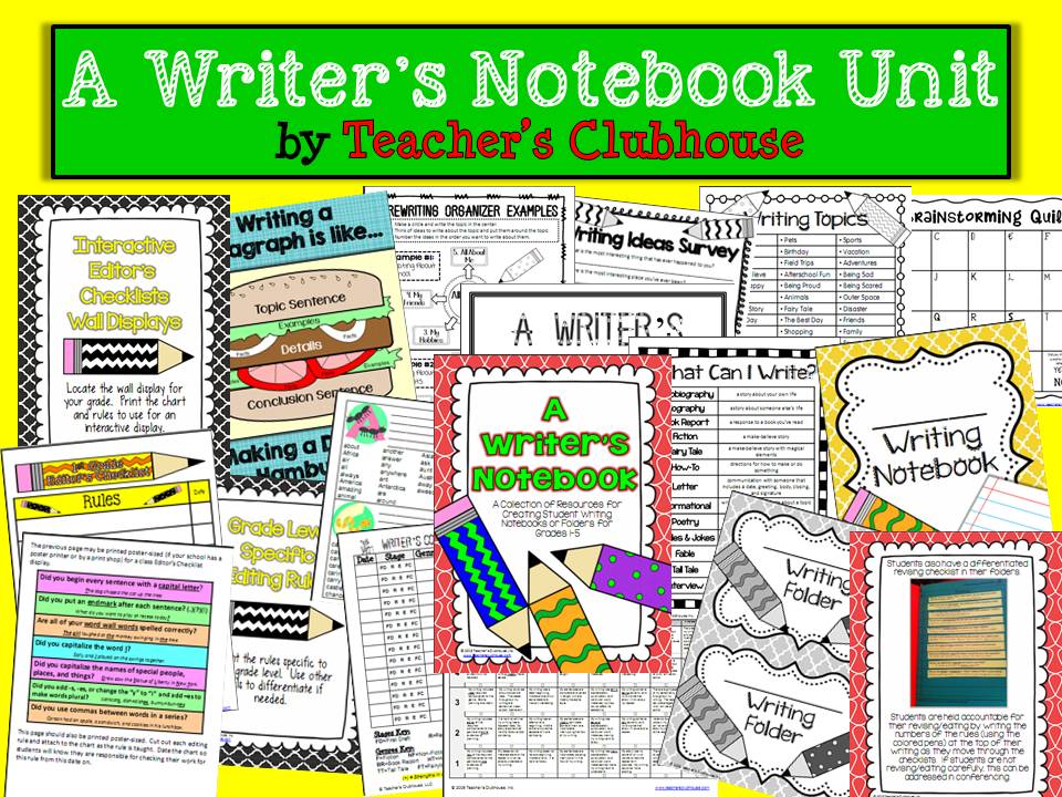 http://www.teacherspayteachers.com/Product/A-Writers-Notebook-Unit-835817