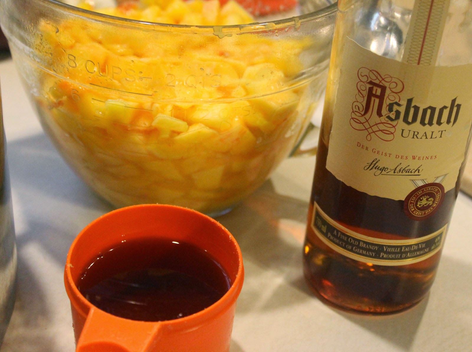 Cooking With Mary and Friends Peach & Brandy Sauce