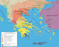 El reino de Macedonia a la muerte de Filipo II (336 a.C.)