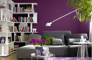 Ideas para pintar la sala de estar - tips para pintar la sala de estar - mis sillones son de color blanco de que color puedo pintar las paredes de la sala de estar , sillones marrones negros grises púrpura morados, si mis sillones son morados como pinto las paredes de la sala, como decorar y pintar la sala de estar