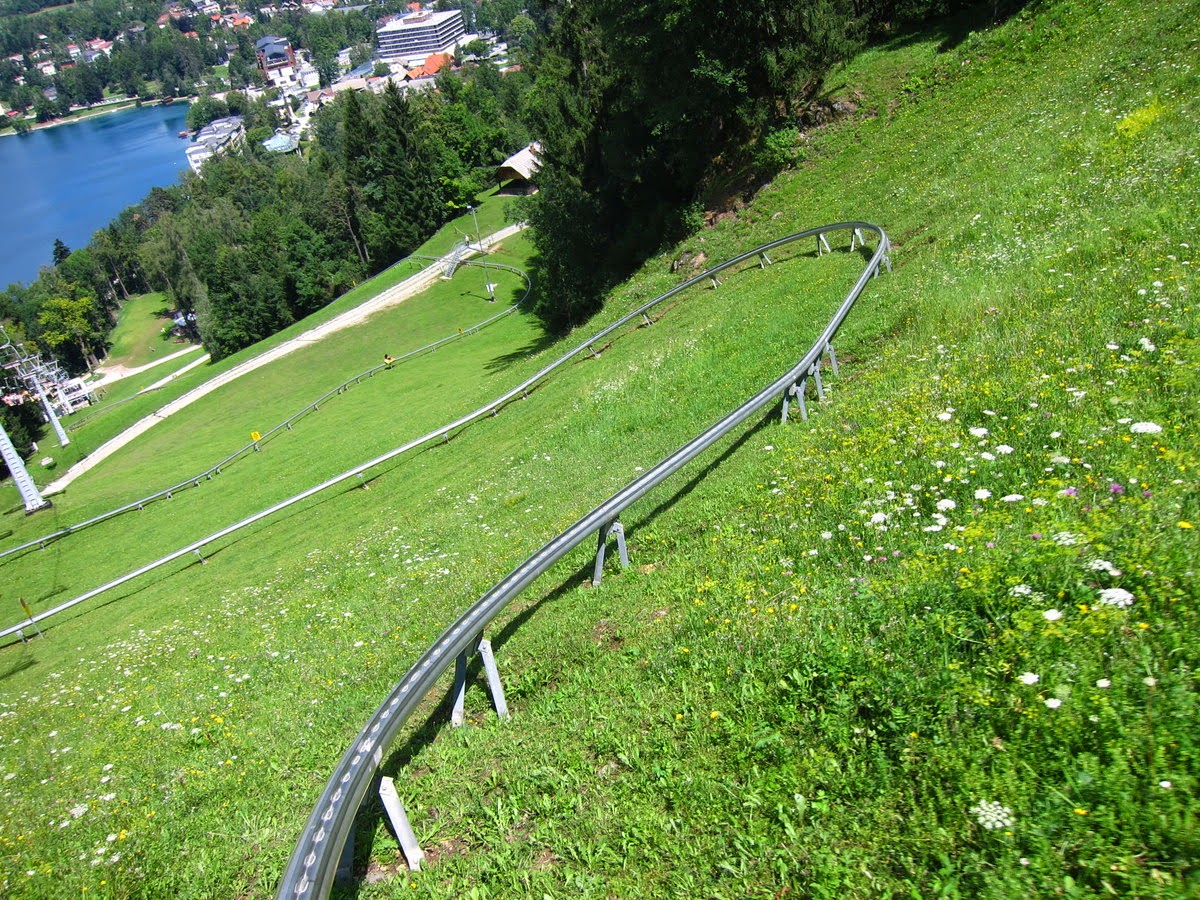 Travelholic Day trip to Lake Bled, Slovenia (did toboggan ride too!)