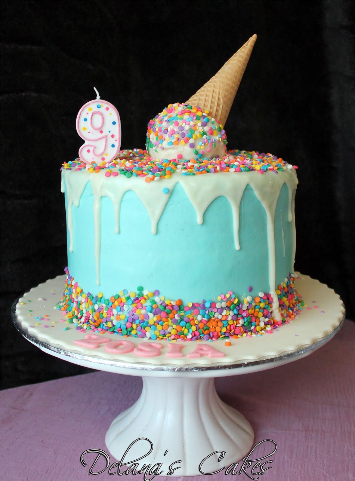 Delana's Cakes: Melting Ice cream cake!