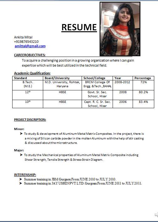 Sample resume for electrical design engineer