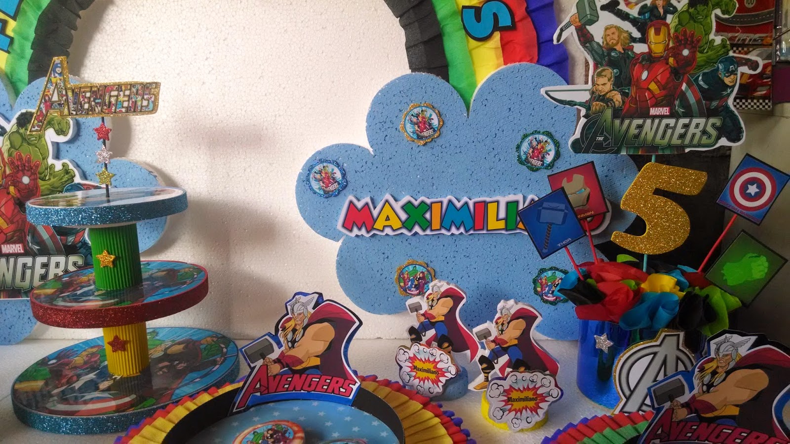 DECORACIONES INFANTILES: avengers