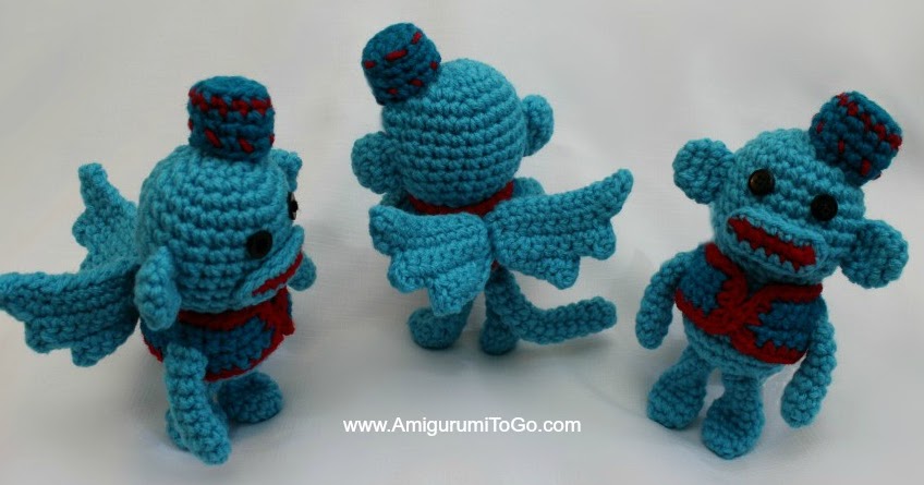 Flying Sock Monkey ~ Amigurumi To Go