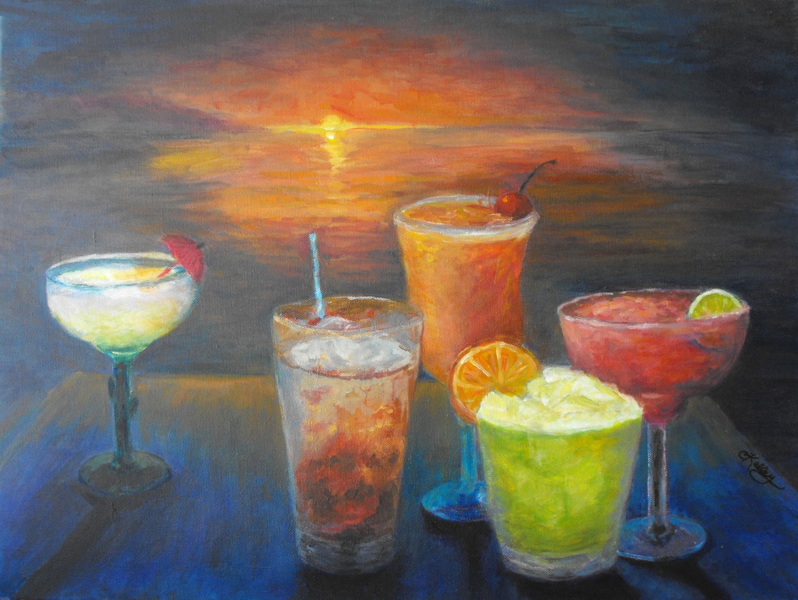 'Mi Alma Art' is Born Bar Paintings