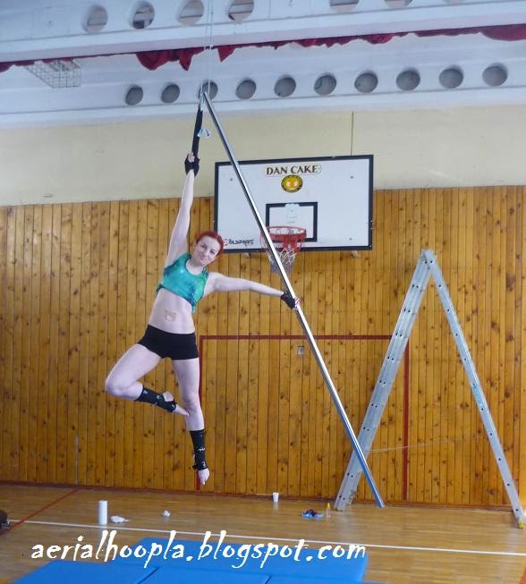Aerial Hoopla My First Swinging Pole Experience
