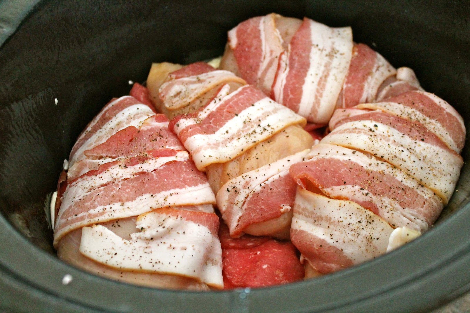 Mrs. Schwartz's Kitchen Crockpot Creamy Chicken and Bacon