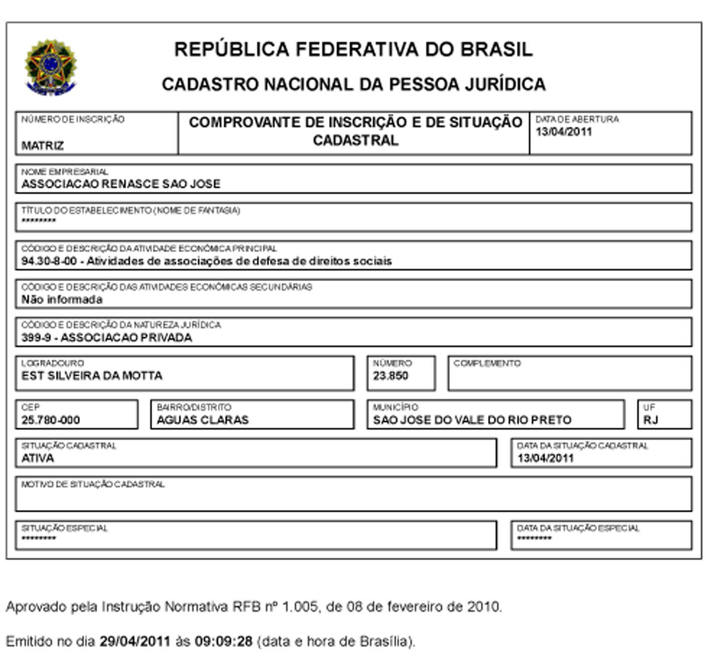 Associação Renasce São José: Associação Renasce já tem ...