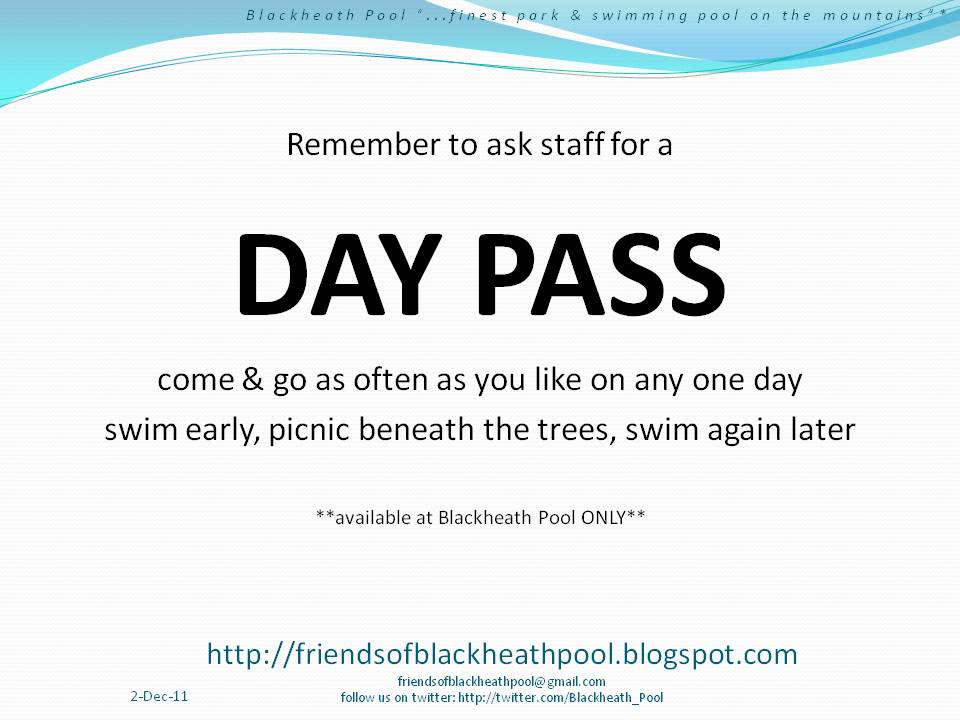 Blackheath Pool summer swimming since 1931 2012